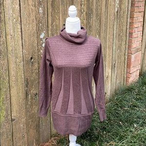 Brown Turtleneck Sweater